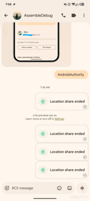 Google-Nachrichten Echtzeit-Live-Standortfreigabe 4
