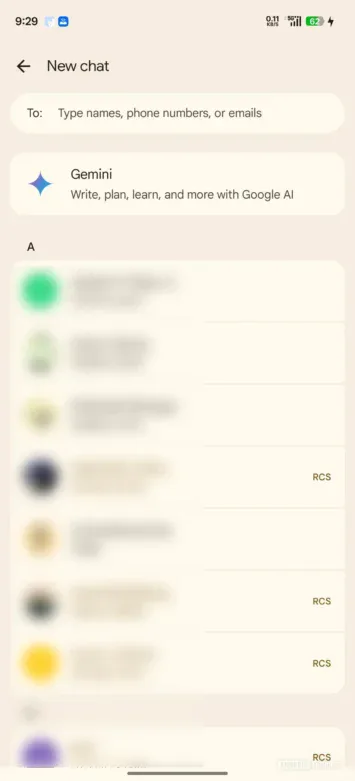 Google Messages Neue Gruppenchat-Erstellung 4