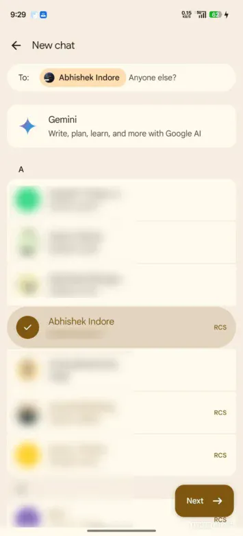 Erstellen Sie mit Google Messages einen neuen Gruppenchat 3