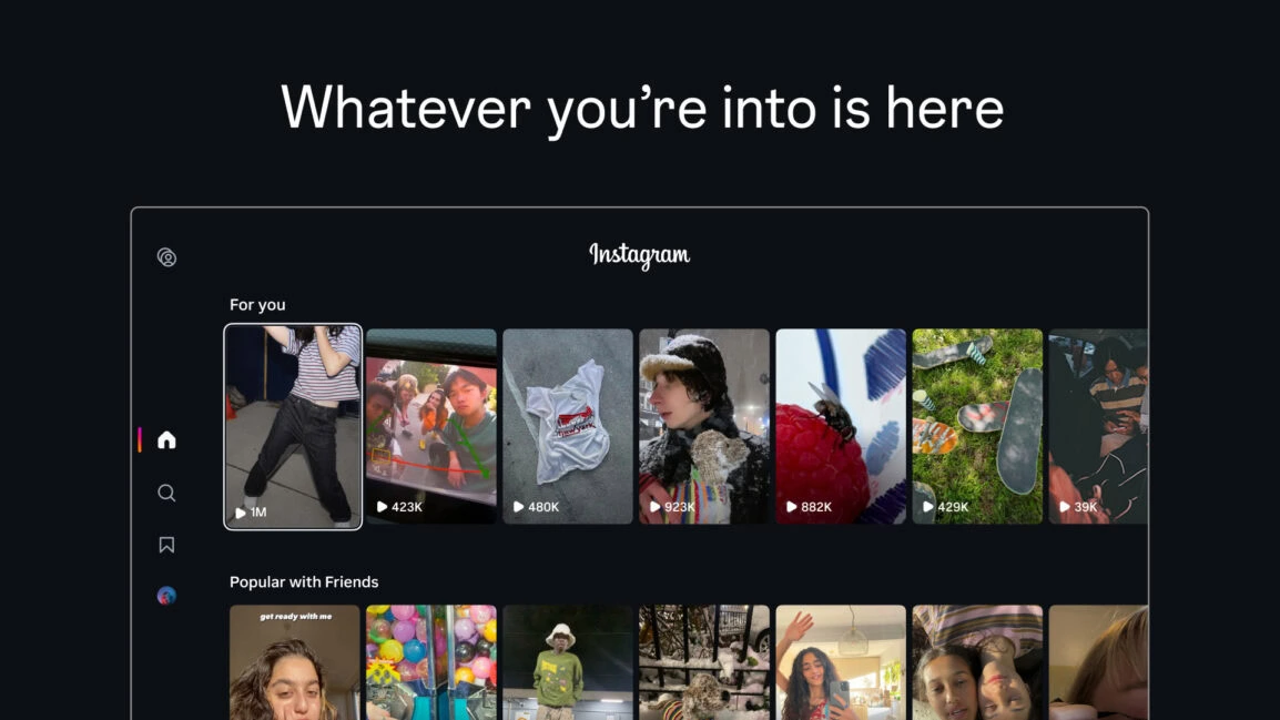 Instagram Google TV-App 1
