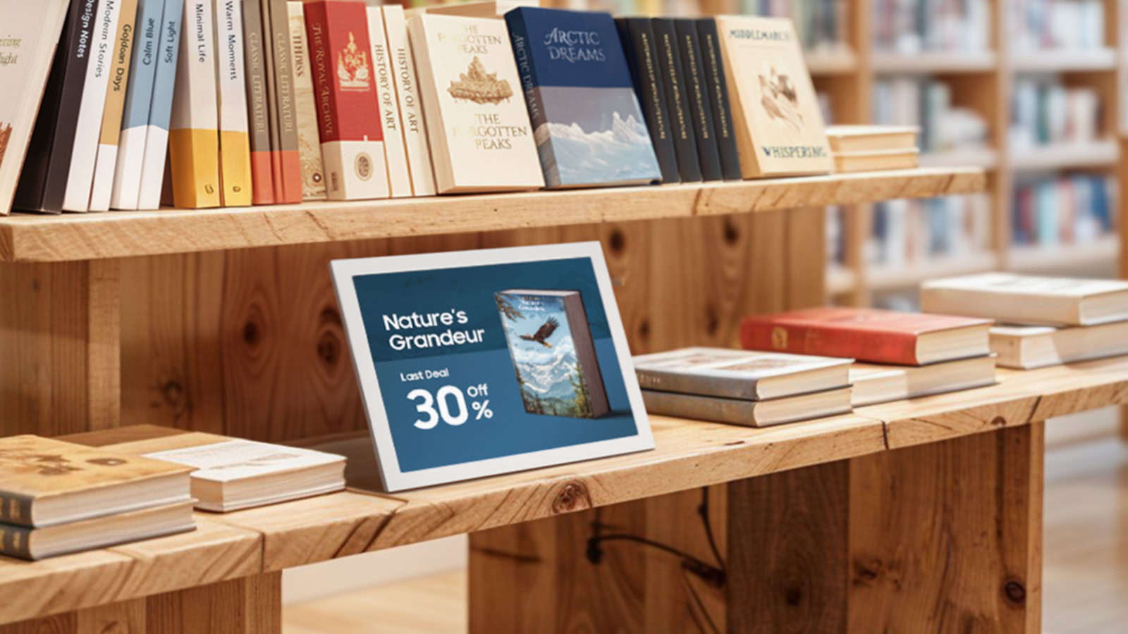 Beim neuen 13-Zoll-Farb-E-Paper-Display von Samsung dreht sich alles um Nachhaltigkeit