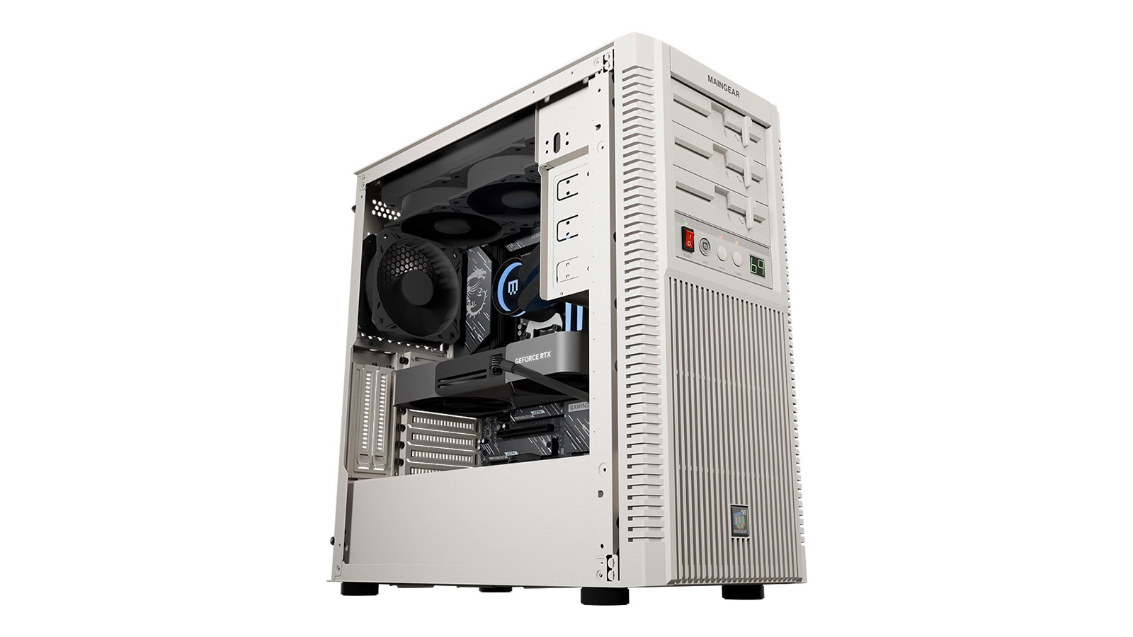 MAINGEAR baute einen Gaming-PC aus den 90ern mit einer RTX 5090 im Inneren