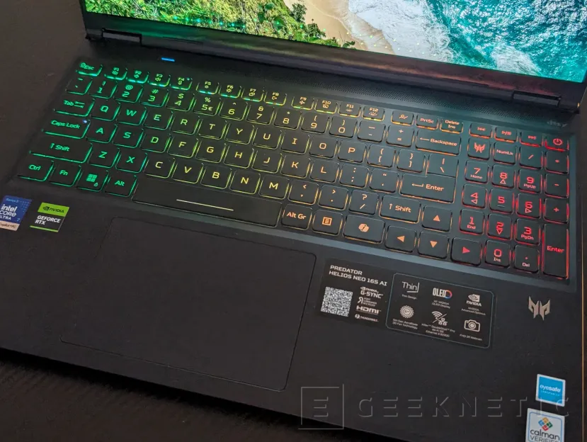 Geeknetic Acer Predator Helios Neo 16S AI PHN16S-I51 Review: un portátil gaming sorprendentemente fino con más de 6 horas de autonomía 6