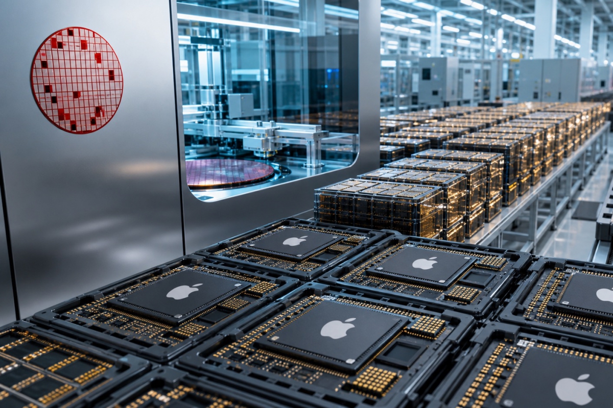 TSMC acumula 1.000 millones de dólares en chips de Apple mientras espera la memoria DRAM para completarlos