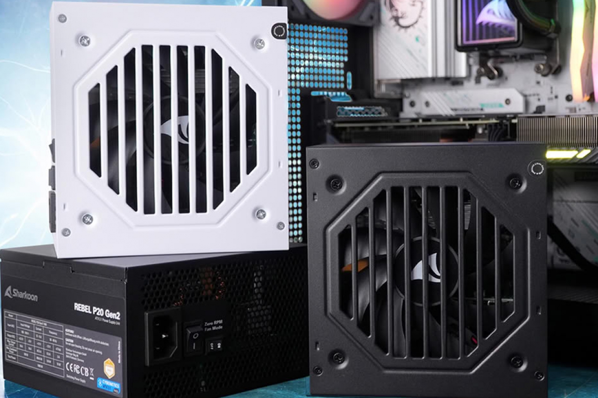 Sharkoon certifica la Rebel P20 Gen 2 con Cybenetics Gold y un conector nativo 12V-2x6 para las GPUs más exigentes