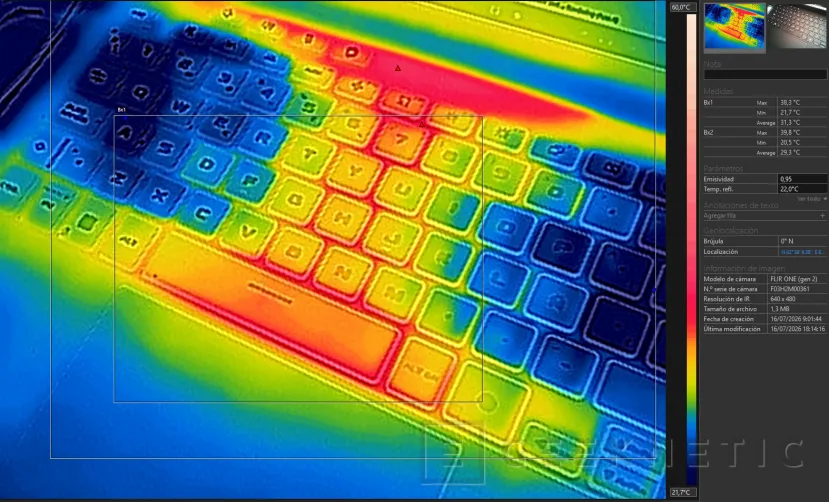 Geeknetic ASUS TUF Gaming A14 (2026) FA401EA Review: portátil gaming con la iGPU más potente del mundo, 9 horas de autonomía y menos de 1,5 kg 44