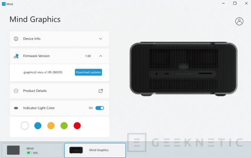 Geeknetic Khadas Mind 2 Review: un mini PC de solo 435 gramos que se transforma en portátil o en un sobremesa con una RTX 5060 Ti 28