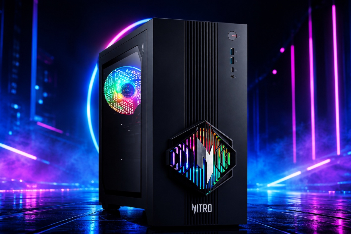 Acer lanza el Nitro 30, un PC gaming de 28 litros con Radeon RX 9070 XT y Ryzen 7 8700F