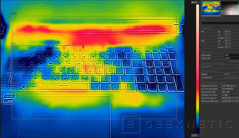 Geeknetic ASUS ROG Strix SCAR 18 (2026) G835LXG Review: El Core Ultra 9 290HX Plus y la RTX 5090 brillan sin limitaciones en el mejor portátil gaming del mundo 54
