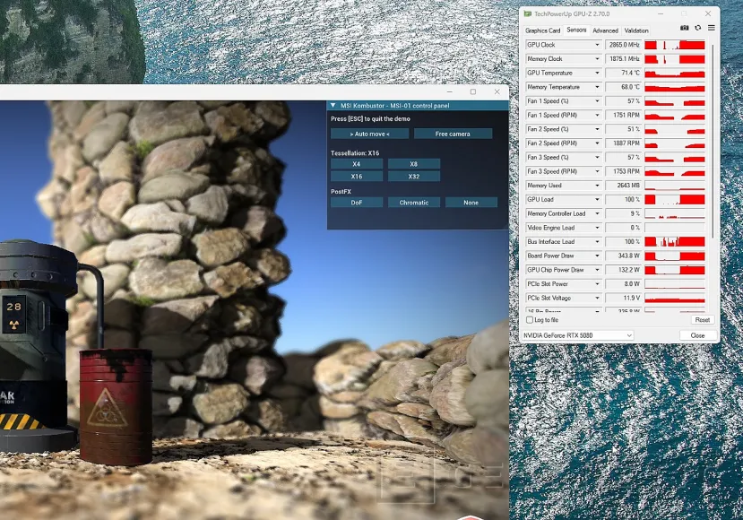 Geeknetic Gigabyte AORUS GeForce RTX 5080 INFINITY WOOD 16G Review: la RTX 5080 más elegante es, a la vez, la más potente de la marca 16