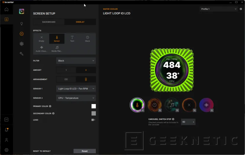 Geeknetic Be quiet! Light Loop IO LCD 360mm Review, magnífica gestión centralizada con una espectacular pantalla circular 19