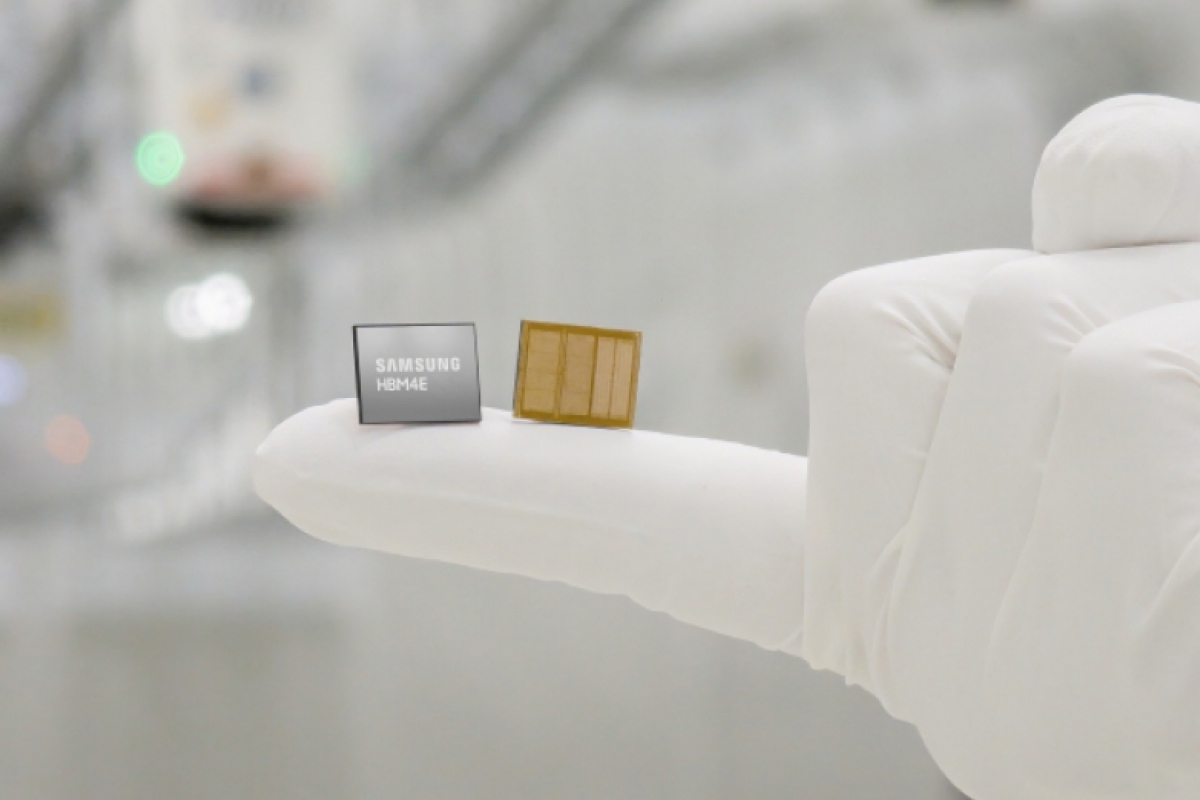 Samsung ya consigue 16 Gbps por pin en sus HBM4E para poder competir con SK Hynix