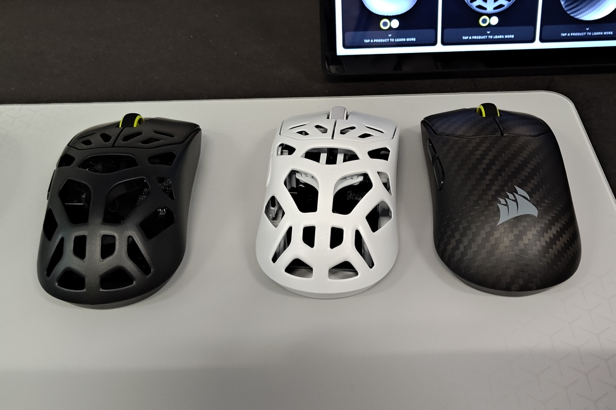 Corsair muestra los SABRE V3 PRO en Gamescom con sensor MARKSMAN X de 42.000 DPI