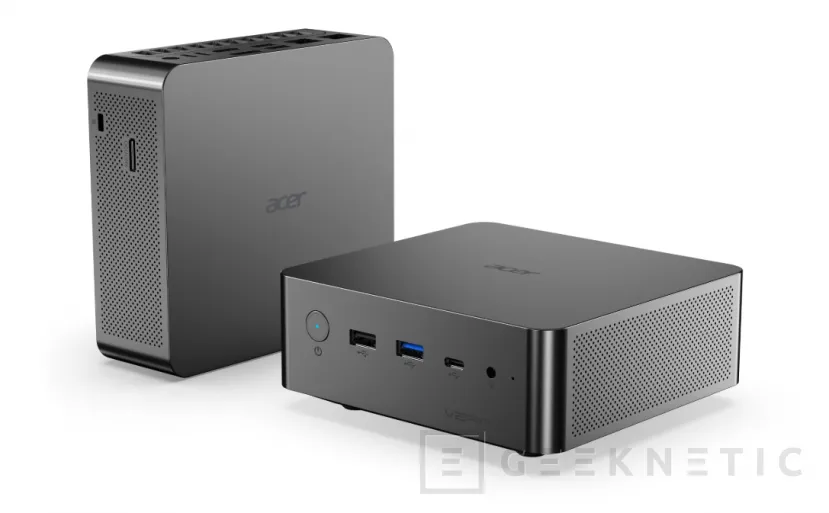 Geeknetic Acer Veriton RI110 AI: un mini PC con Intel Core Ultra X7 358H, gráficos Arc B390 y puerto OCuLink 3