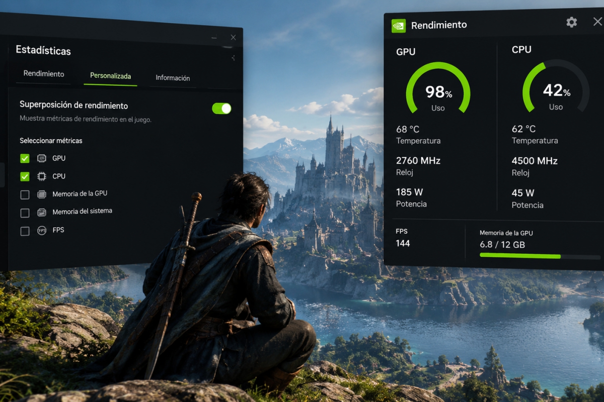 NVIDIA añade información de la CPU en la superposición de métricas de rendimiento