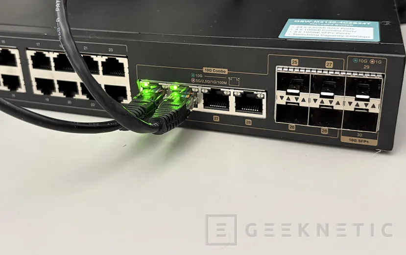 Geeknetic QNAP QSW-M2130-4C2S24T Review: el switch L2 gestionado 10-Gbit que lleva a cualquier PYME al próximo nivel 17
