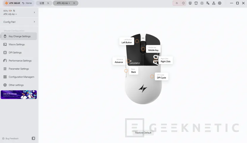 Geeknetic ATK Dragonfly A9 Air+ Review: el mejor ratón gaming que hemos probado cuesta menos de 68 euros 15