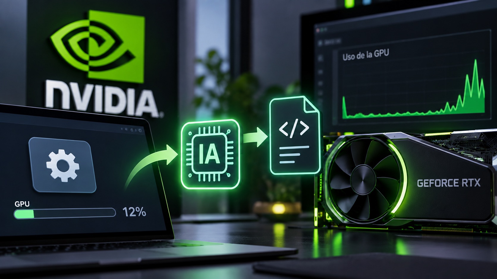 NVIDIA patenta una IA que genera scripts para descubrir por qué una aplicación desaprovecha la GPU