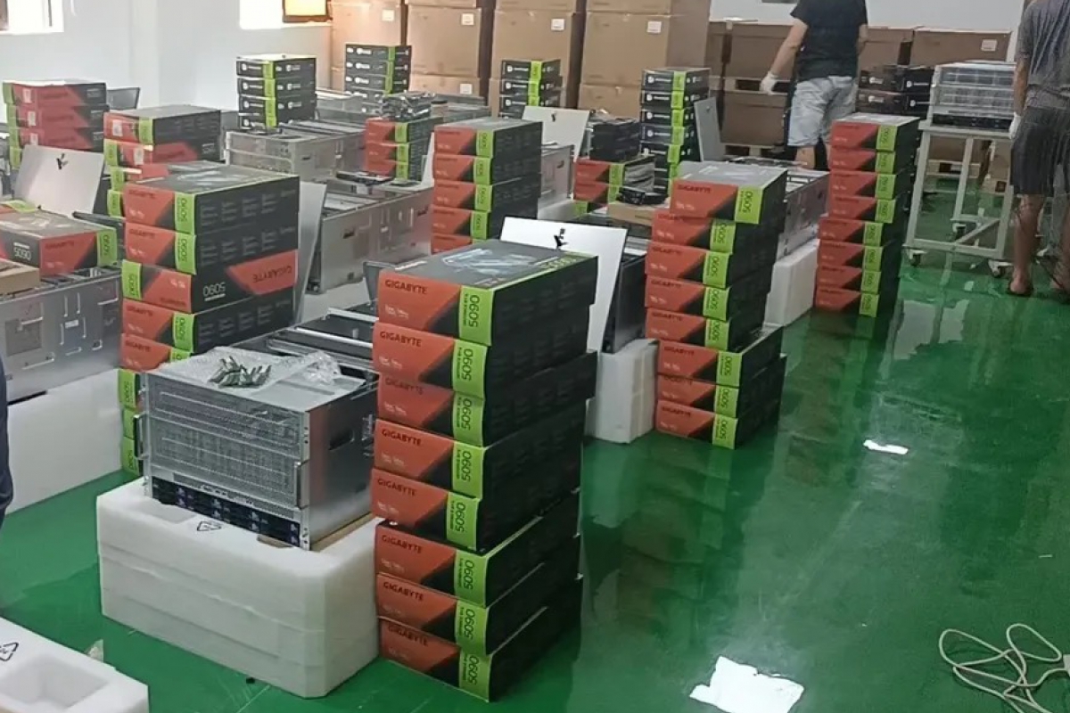 Las NVIDIA RTX 5090 tienen otro motivo para estar tan caras, empresas en China las están instalando en servidores para IA