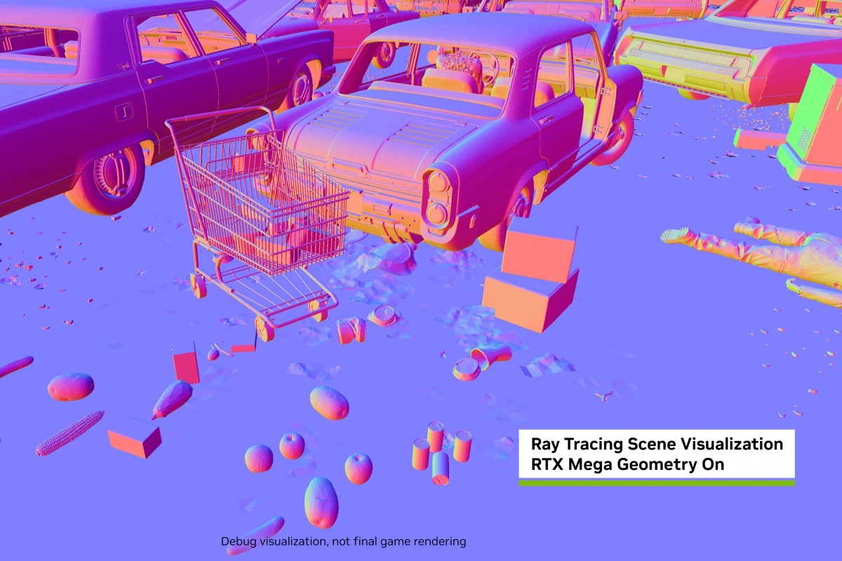 NVIDIA RTX Mega Geometry se actualiza a la versión 2.0 para mejorar el renderizado con trazado de rayos