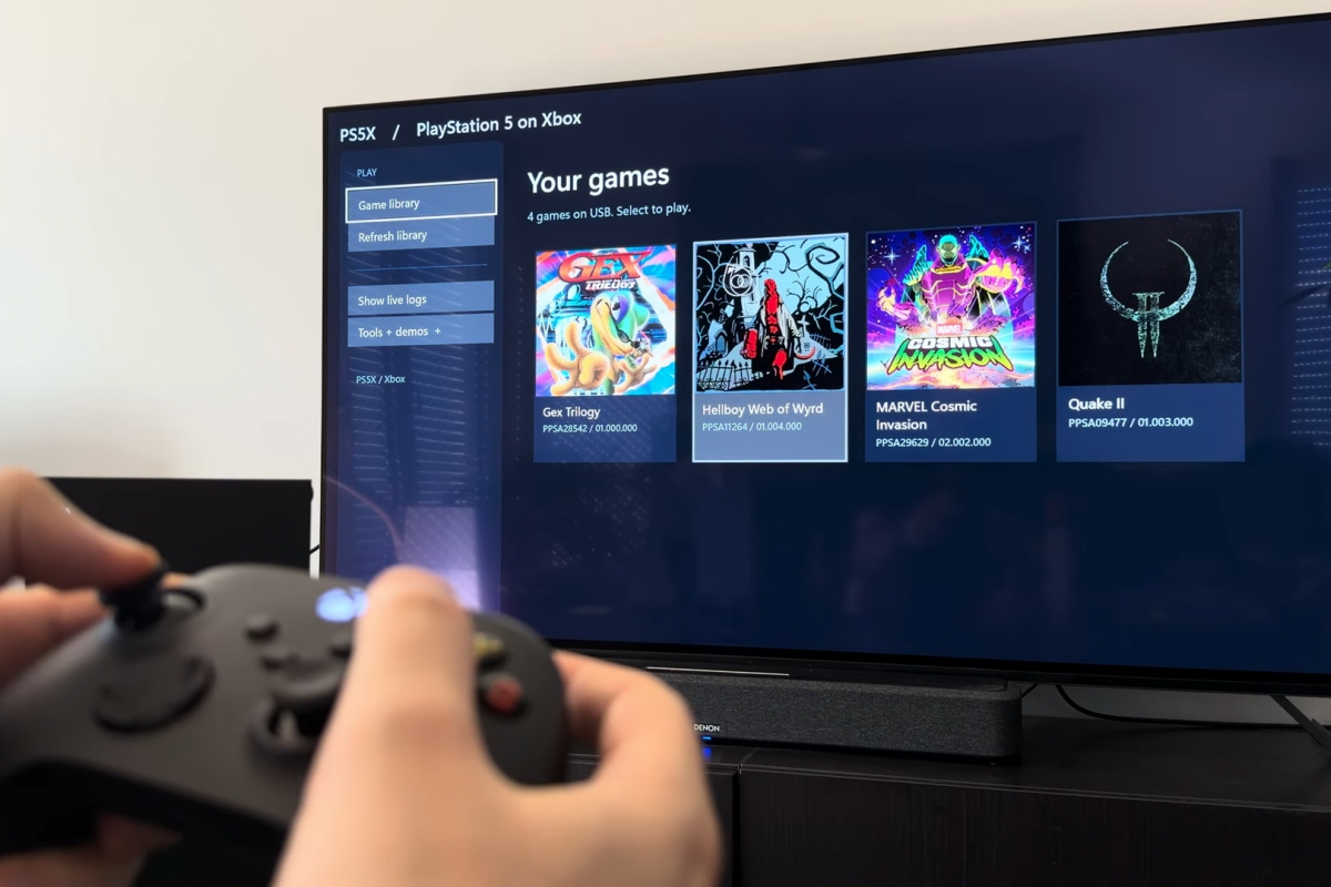 Un nuevo emulador permite ejecutar algunos juegos de PlayStation 5 en la Xbox Series X