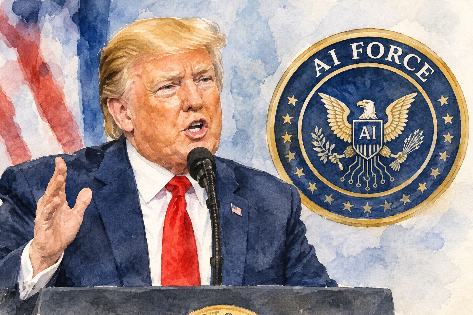 Trump no quiere ralentizar ni regular el desarrollo de la IA. Por eso, va a nombrar a un "zar" que diriga su AI Force