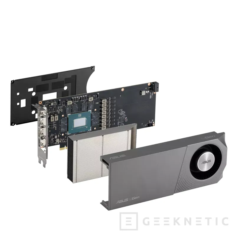 Geeknetic ASUS presenta la UGen Intel Arc Pro B70, una GPU de 32 GB GDDR6 con ECC pensada para inferencia de IA local 3