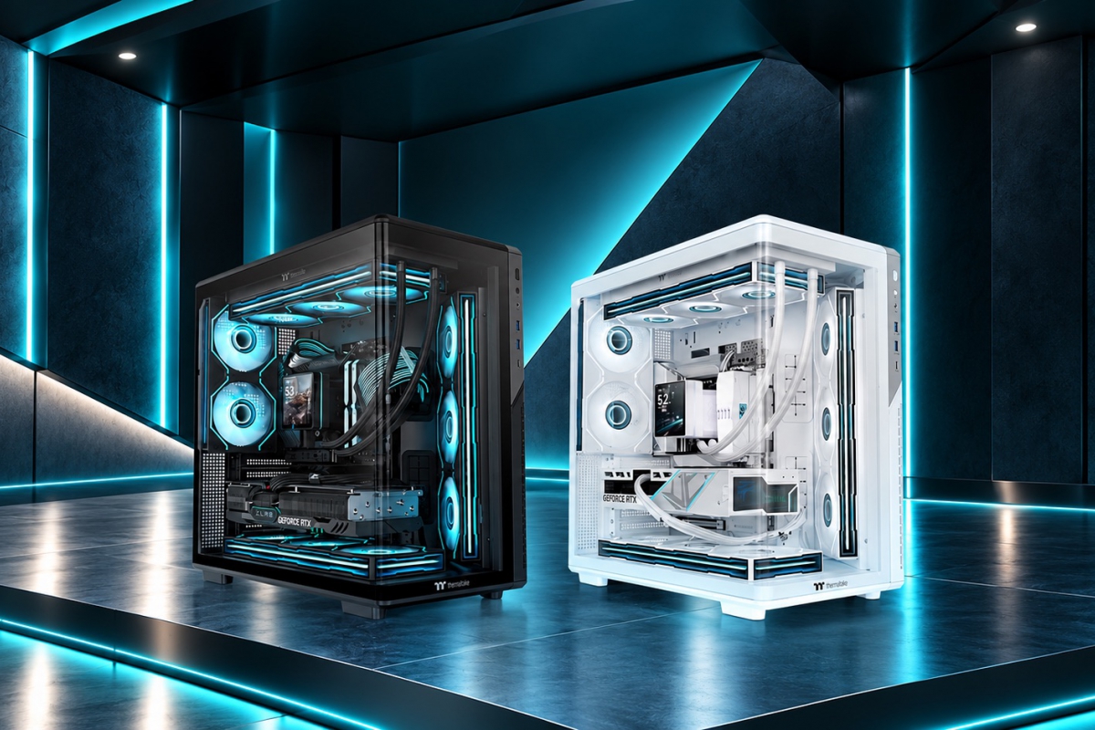 Thermaltake lanza la View 590 TG ARGB con cinco ventiladores de serie y cristal curvado