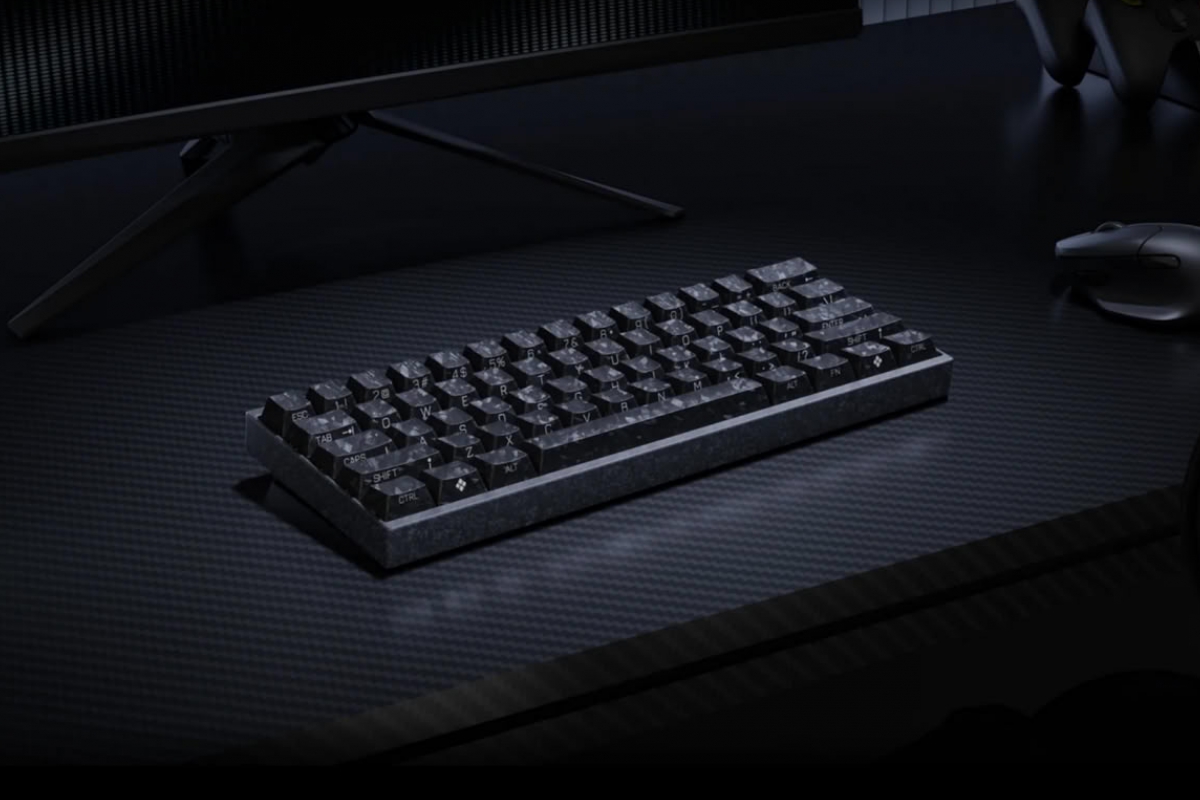 Keychron lanza el Carbon 60 HE 8K, un teclado del 60 % con carcasa y teclas de fibra de carbono