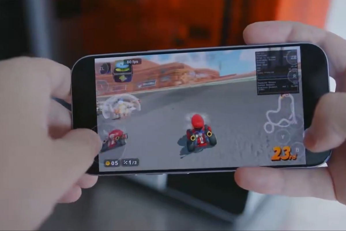 Un emulador permite ejecutar Mario Kart World en un iPhone 18 Pro consumiendo solo 6,5 GB de RAM