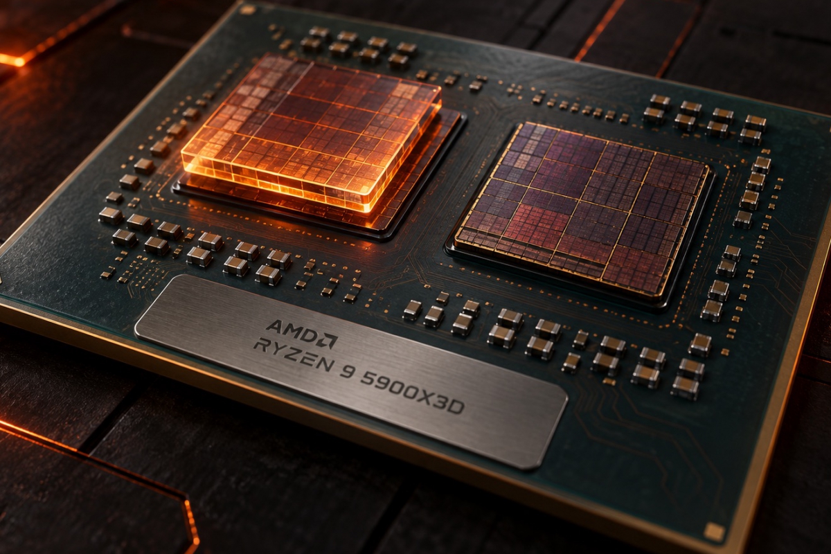 Aparece un Ryzen 9 5900X3D de 12 núcleos con 128 MB de caché L3 que AMD nunca lanzó